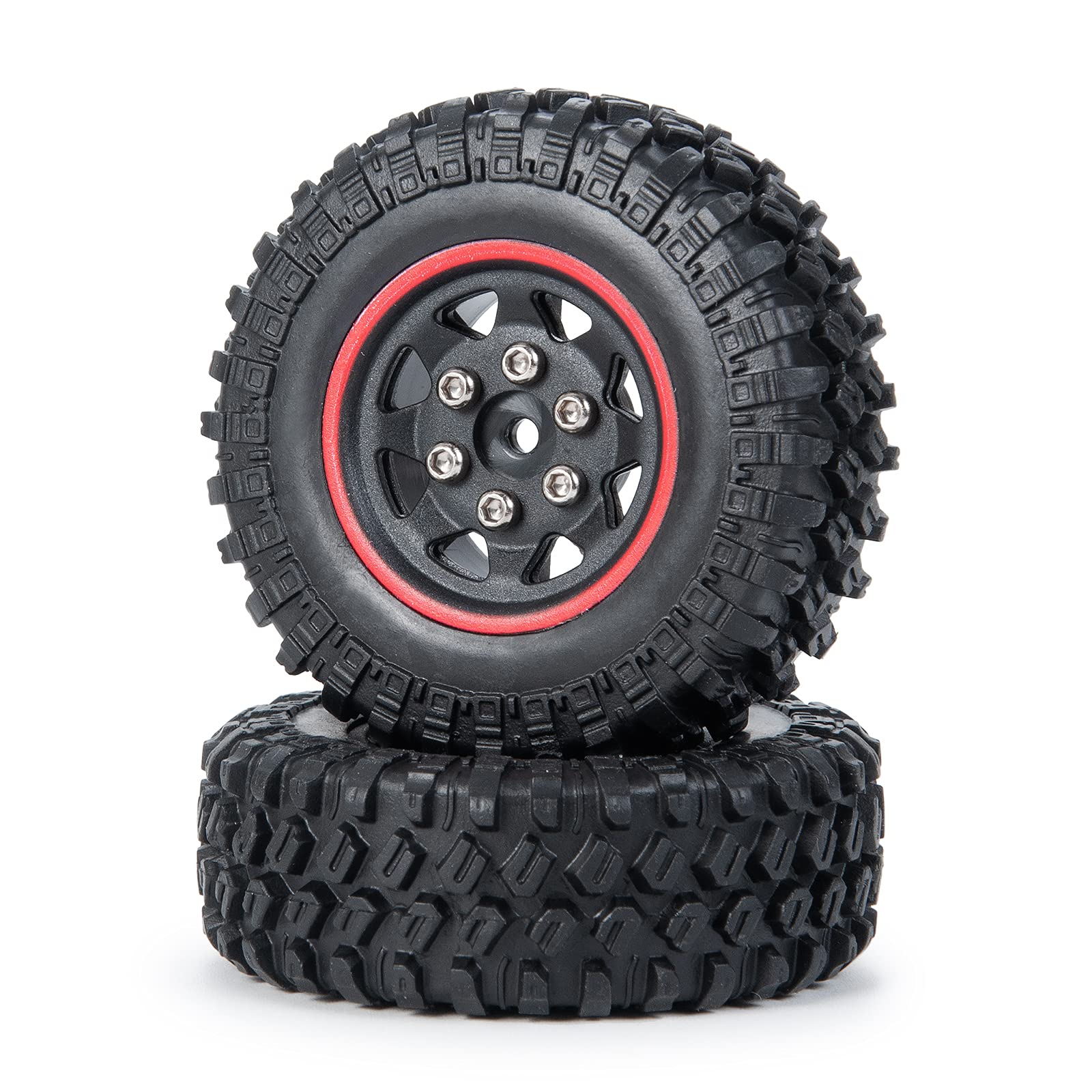Amazon.com: btdeal - Neumáticos de rueda 1/24 con cubos de rueda